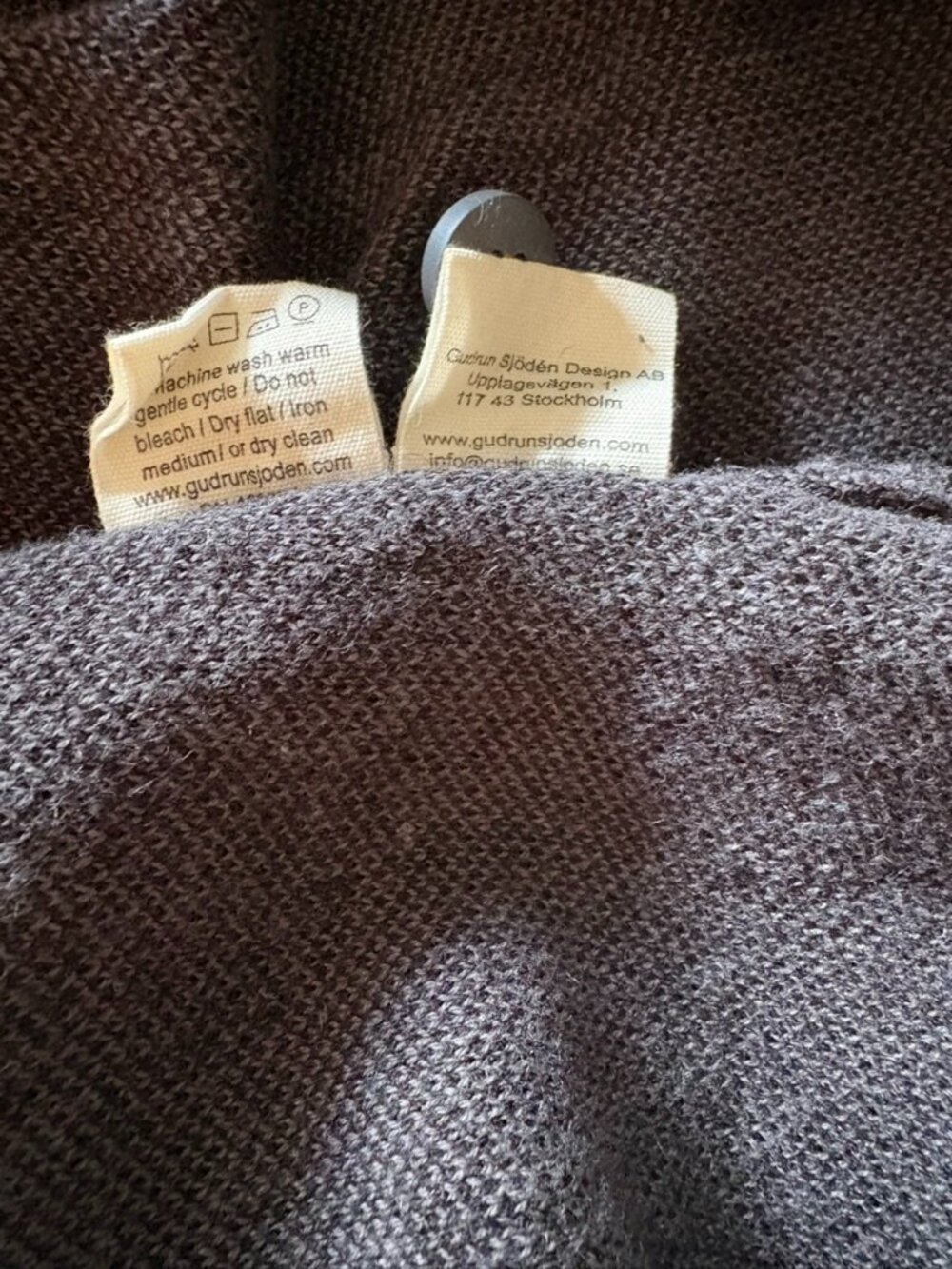 Gudrun Sjoden Dawn Long Cardigan, Ash Grey XL - Picture 11 of 11